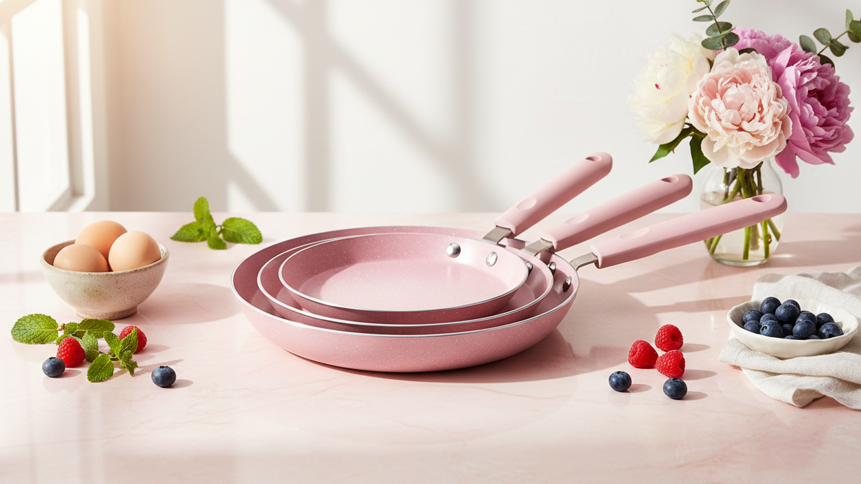 Hero Banner – Pink Frying Pan Set